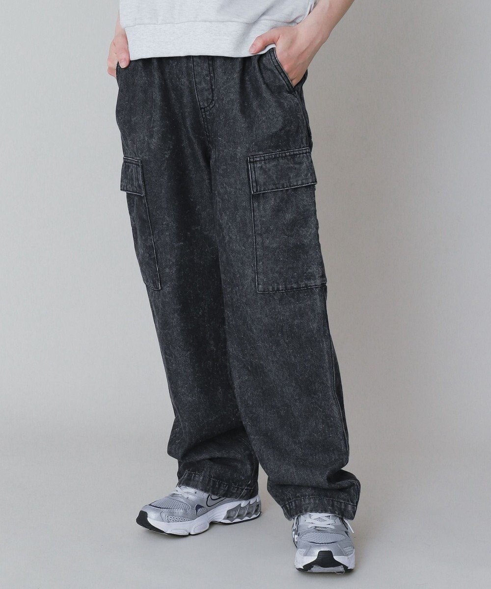 WEGO 【KIDS】デニムイージーカーゴパンツ（JUNIOR） 