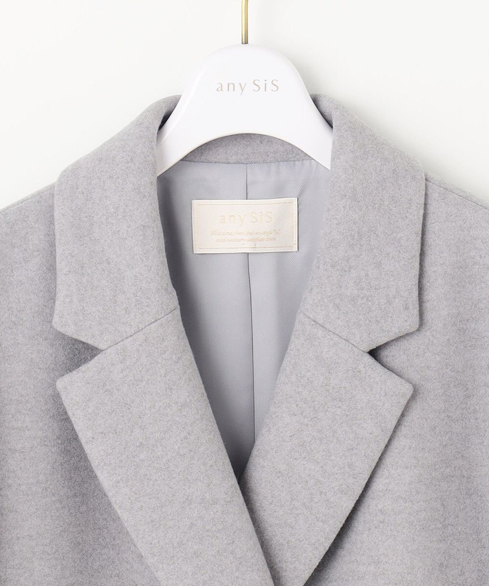 ANY SIS ウールライクノーブルチェスター コート 