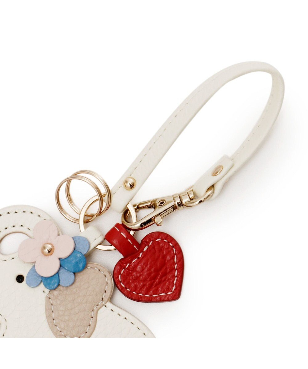 IBIZA アニマーダ　牛革　キーチャーム（ゾウ） 