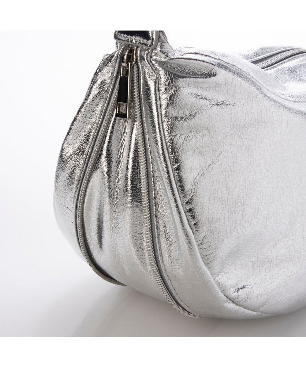 UNBILLION カシュカシュ cachecache / メタリックハーフムーンショルダー 