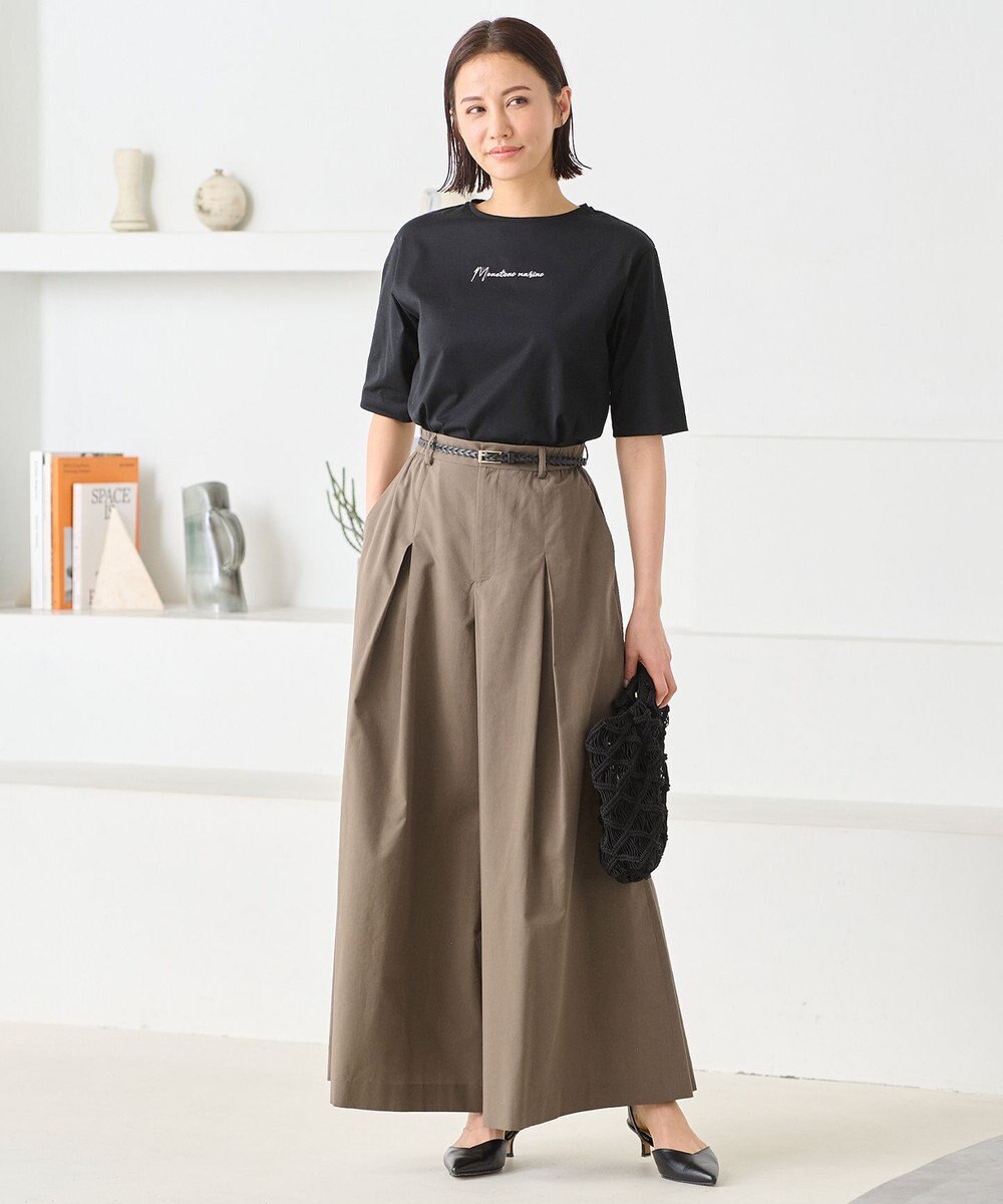 自由区 L 【洗える】Marine半袖 ロゴTシャツ 