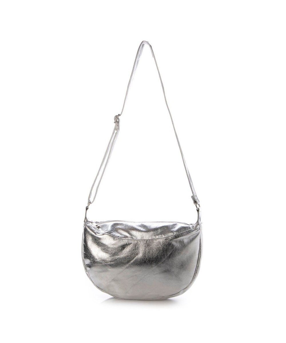 UNBILLION カシュカシュ cachecache / メタリックハーフムーンショルダー 