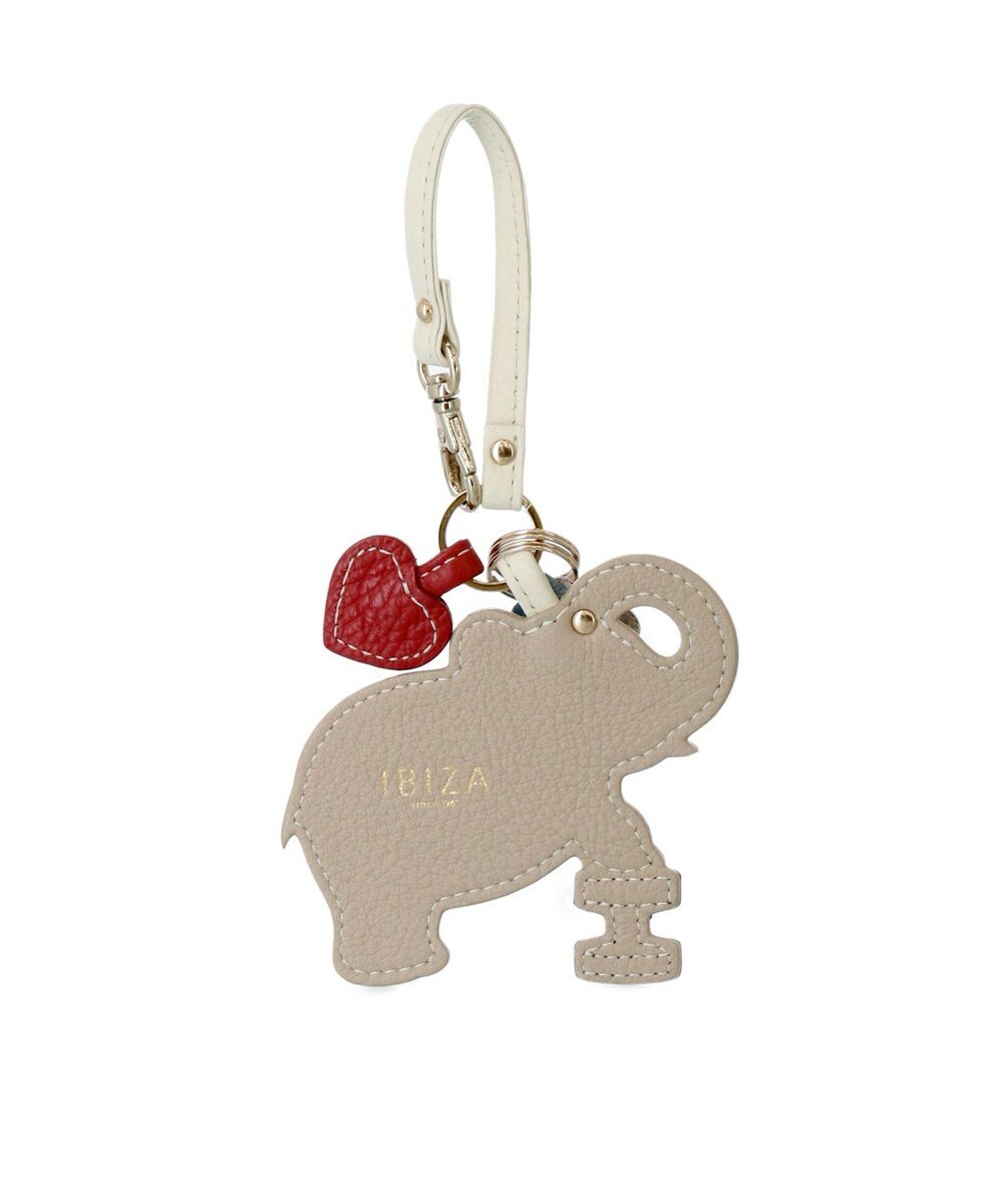 IBIZA アニマーダ　牛革　キーチャーム（ゾウ） 