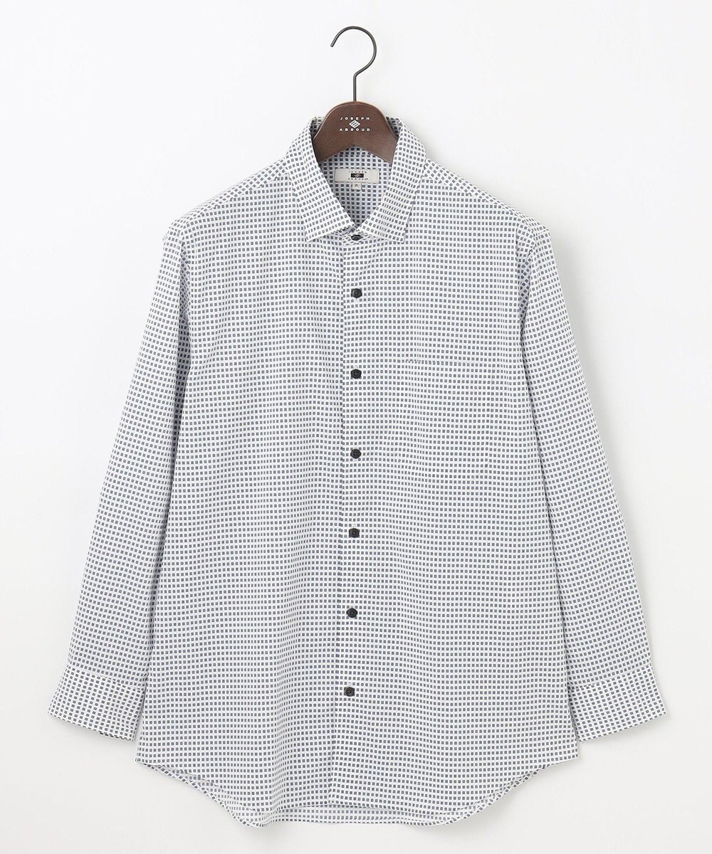 JOSEPH ABBOUD 【キングサイズ・ストレッチ・洗える】ストレッチ プリント シャツ 