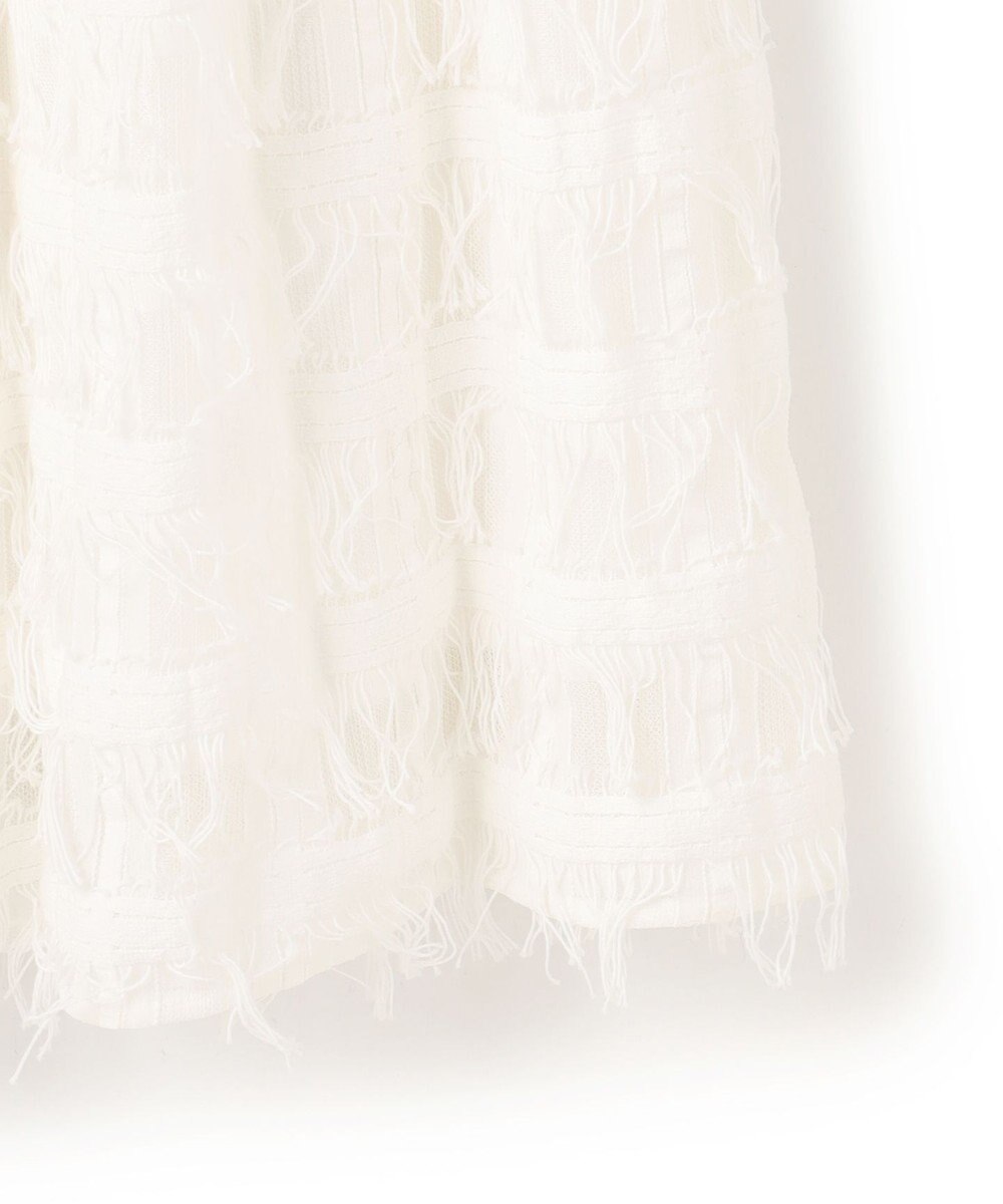 uncrave フリンジレース ティアードスカート 