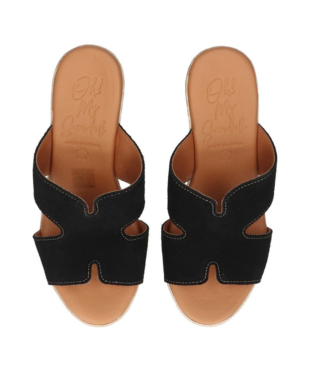 INTER-CHAUSSURES 【Oh my Sandals】クッションインソール厚底ミュールサンダル 