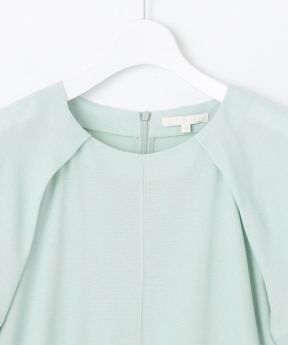 自由区 【洗える】ボリュームスリーブピケ カットソー 