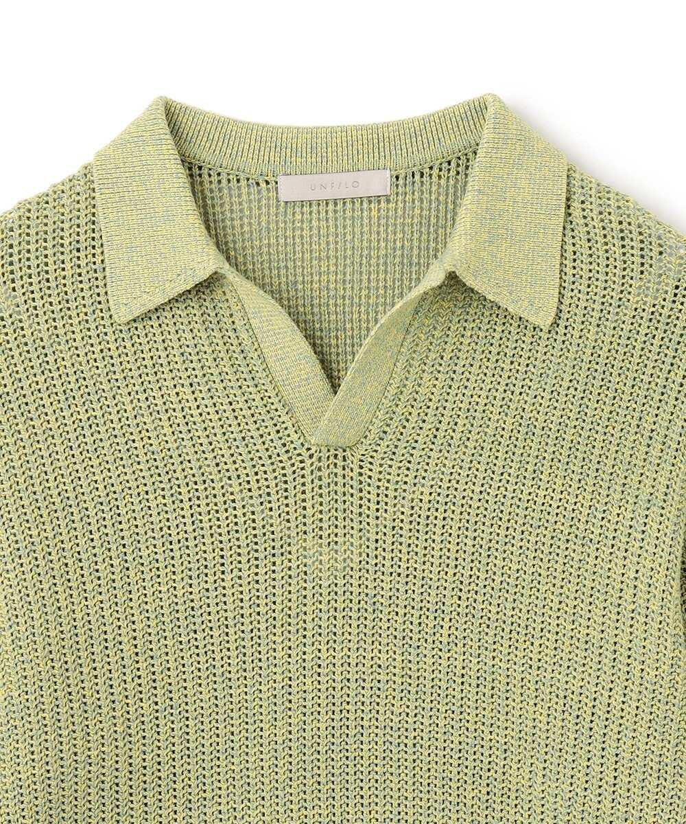 UNFILO MENS メッシュ ニットポロ [24年春夏商品] 