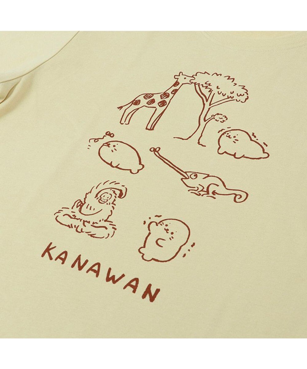Mother garden しろたん Tシャツ 半袖  《KANAWAN柄》 ベージュ色　S/M/L/XL レディース メンズ ユニセックス 男女兼用  かわいい キャラクター 半袖Ｔシャツ マザーガーデン   父の日 父の日ギフト 