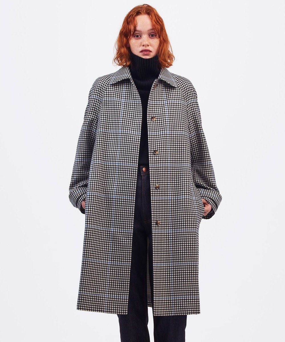 23区 Lab Lochcarron タータンチェック ステンカラー コート 番号s94 23区 ファッション通販 公式通販 オンワード クローゼット