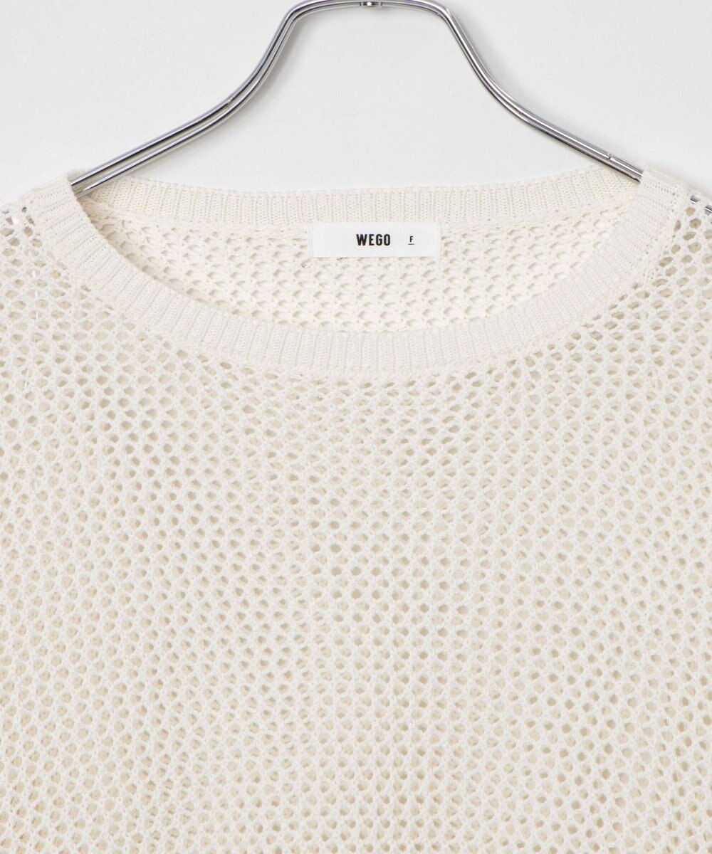 WEGO ショートメッシュニットプルオーバー 