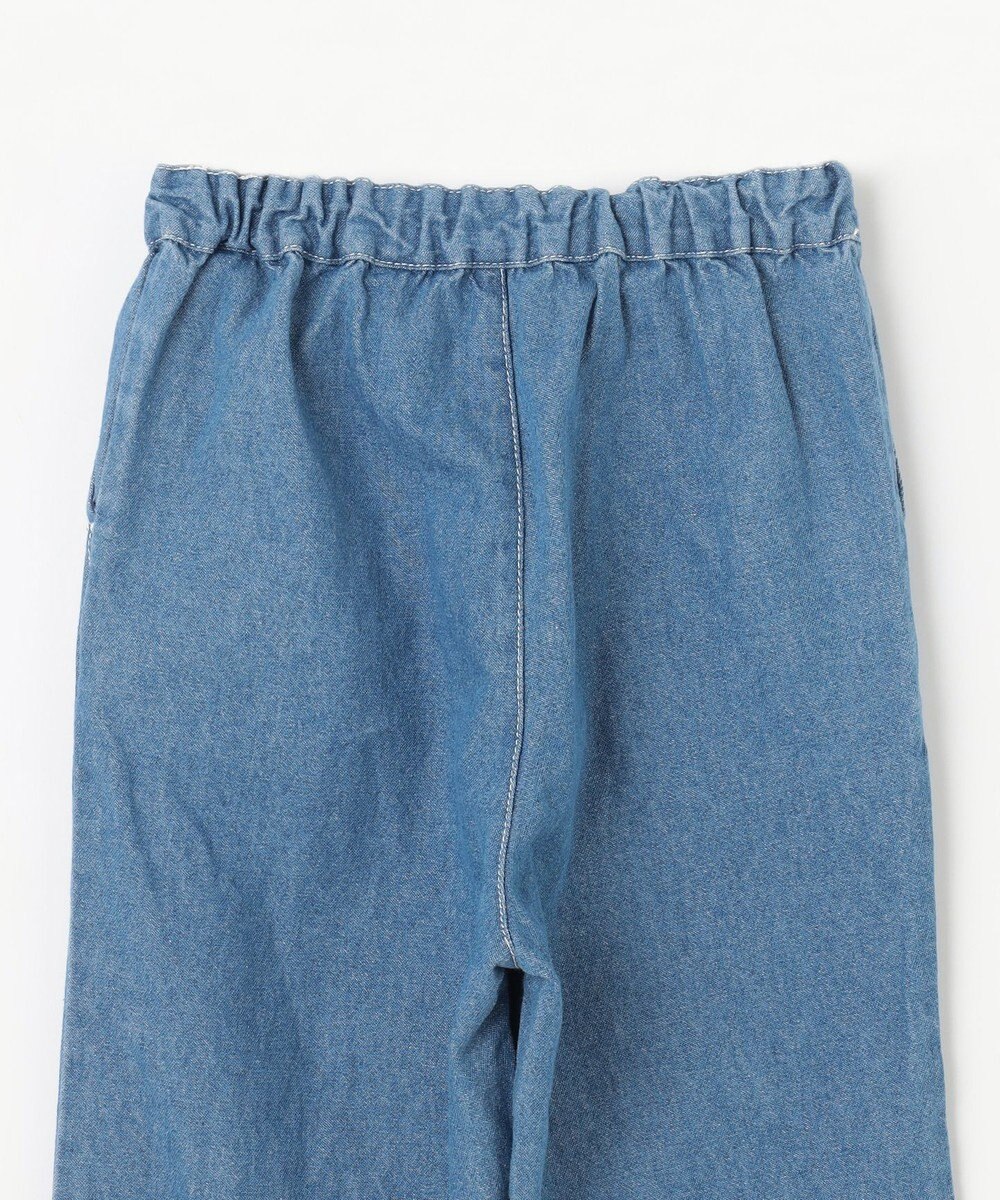 ANY KIDS スカラップ×刺繍デニムパンツ 