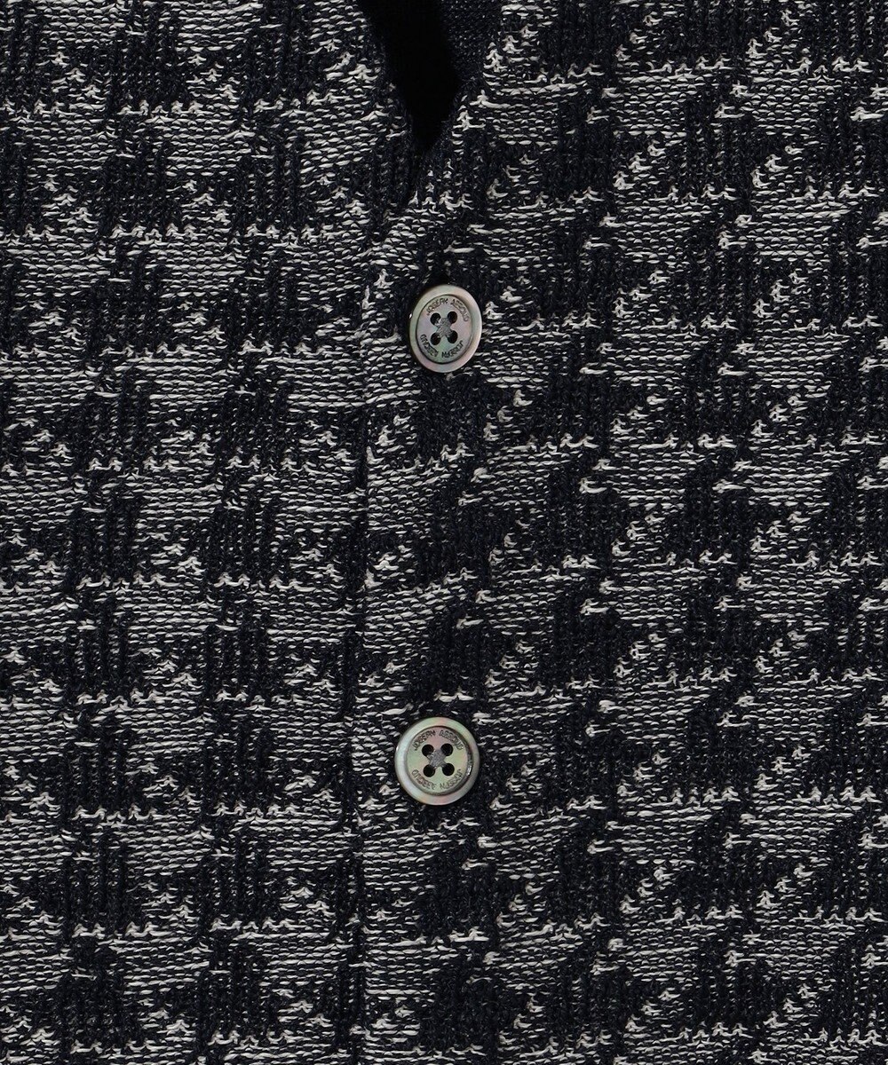 JOSEPH ABBOUD 【イタリア糸使用/清涼感/軽い/洗える/サスティナブル】スラブギマ ニット ベスト 