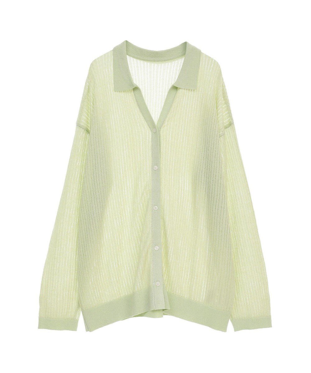 earth music&ecology スキッパールーズカーディガン 