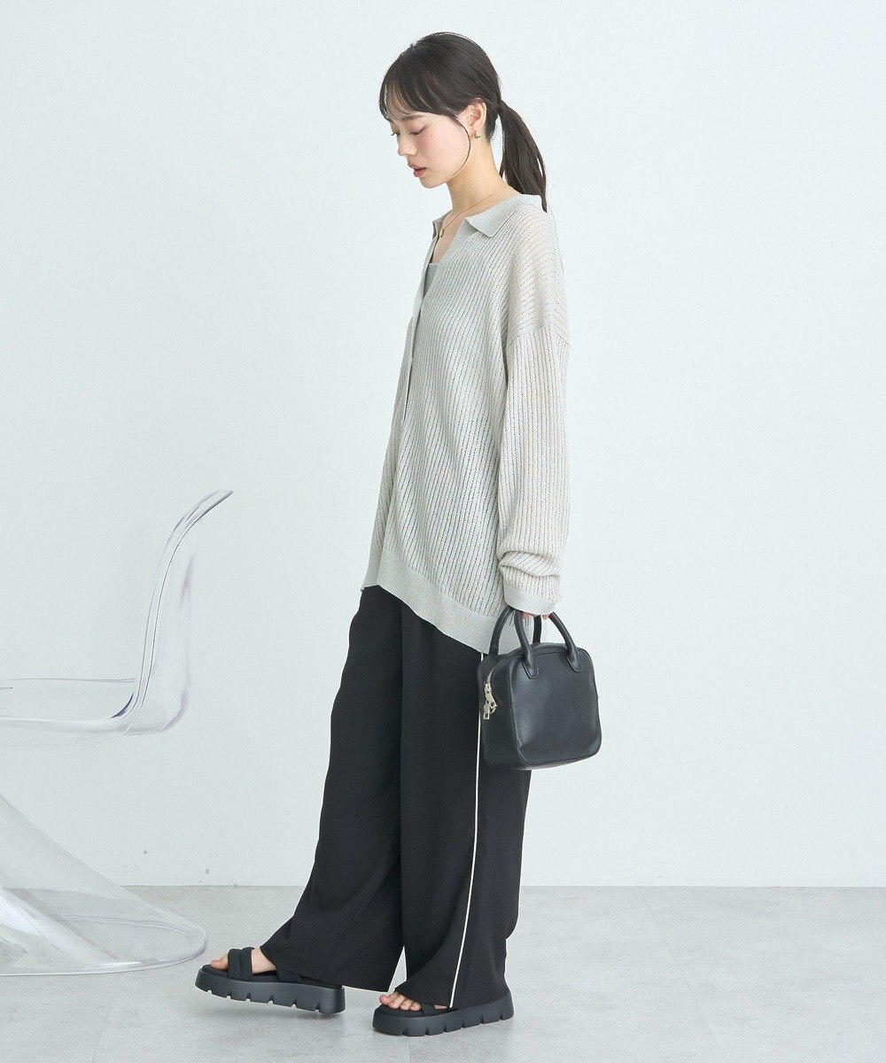 earth music&ecology スキッパールーズカーディガン 