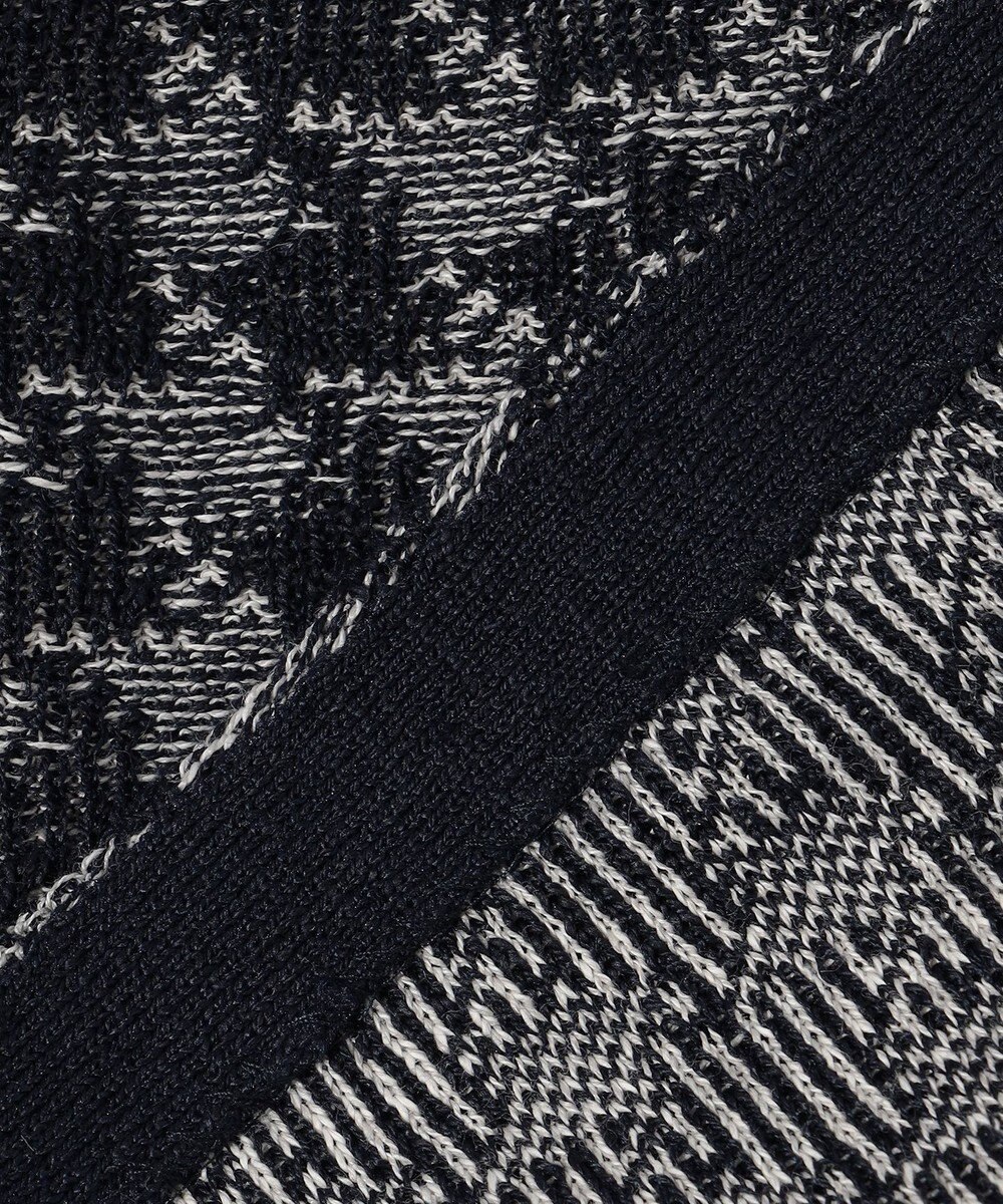 JOSEPH ABBOUD 【イタリア糸使用/清涼感/軽い/洗える/サスティナブル】スラブギマ ニット ベスト 