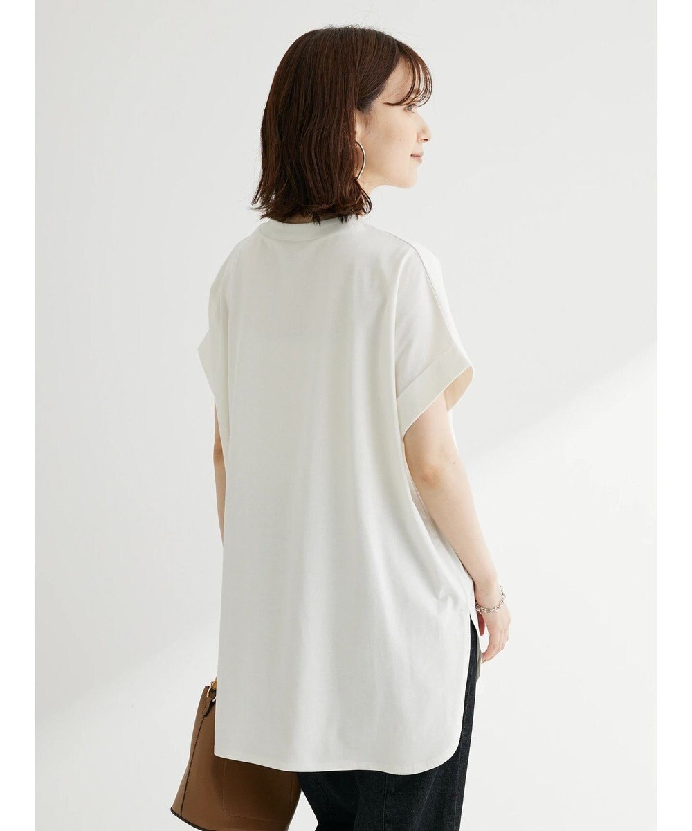 Green Parks 汗じみ防止Ｗカフスフレンチチュニック 