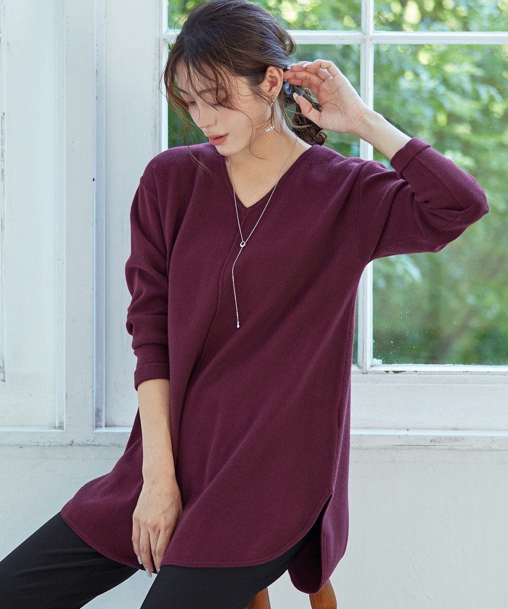 Tiaclasse 涙型ラリエットネックレス 