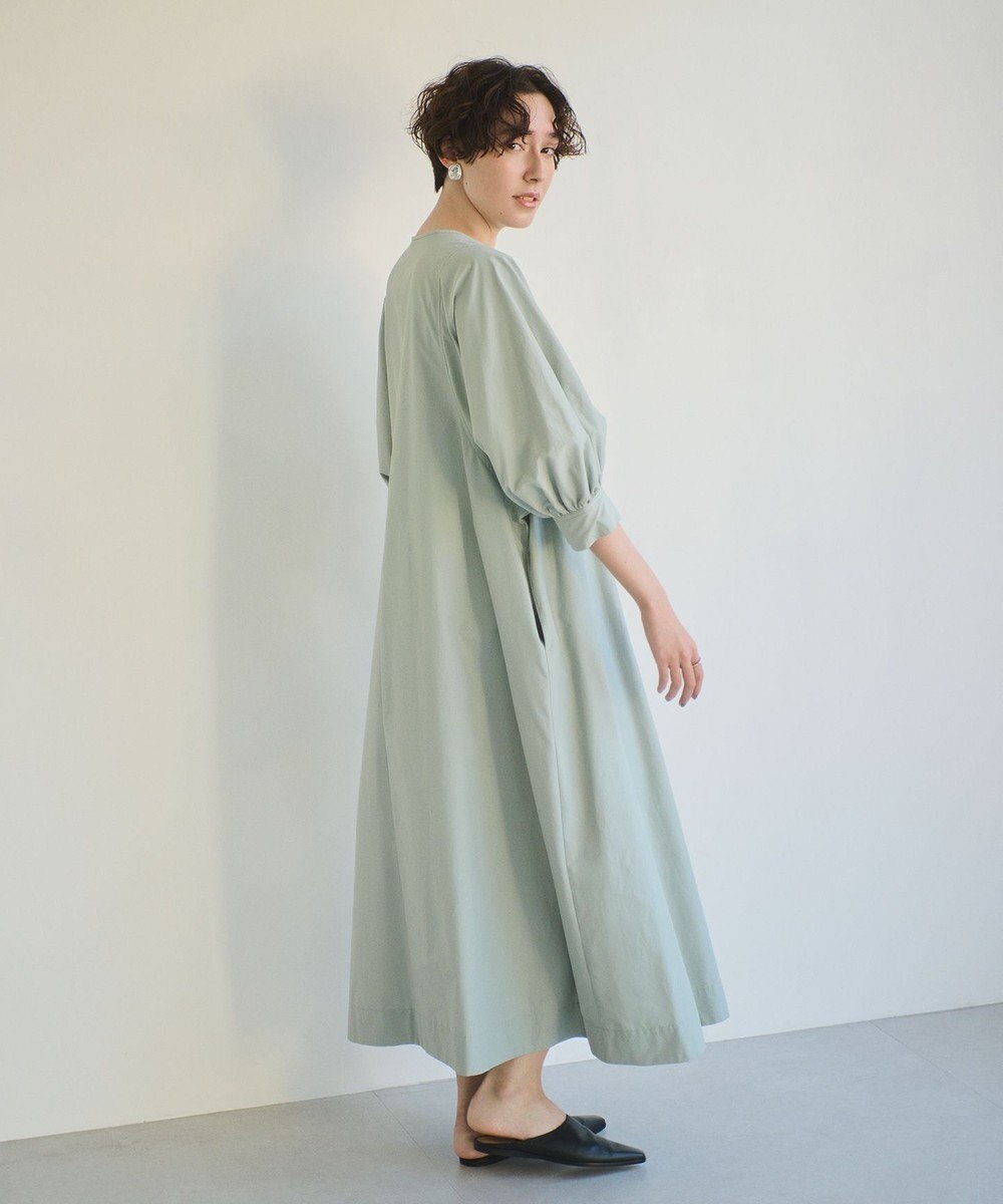 #Newans 【ANSWER for Co-Creation】ジップデザインパフスリーブワンピース 