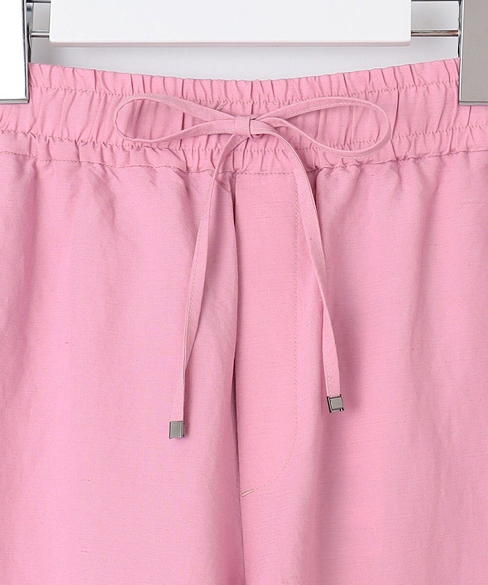 UNFILO 【軽量/UVケア】ライトリネン ワイドパンツ 