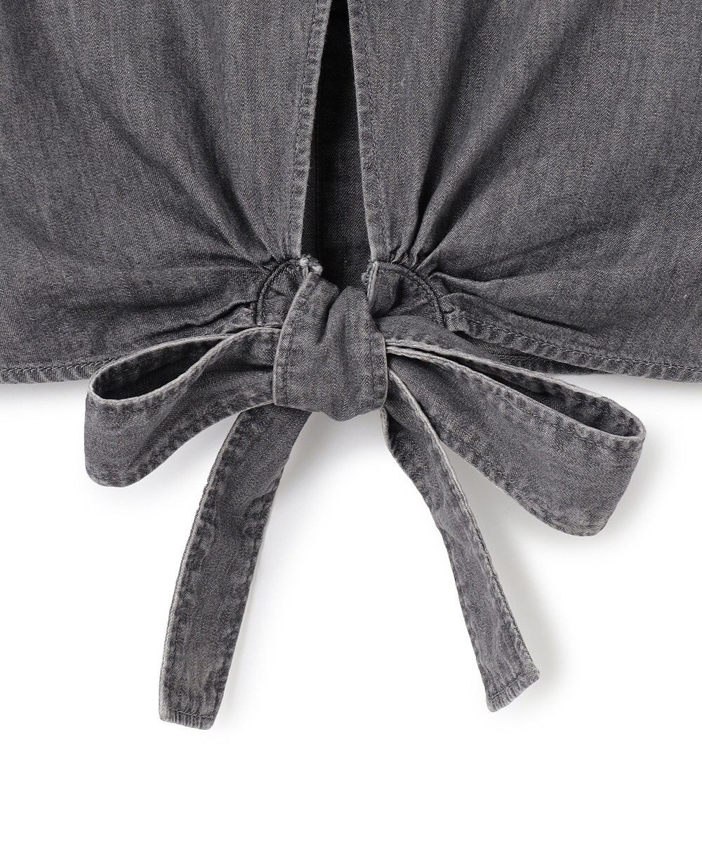 uncrave ライトデニム パフスリーブブラウス 