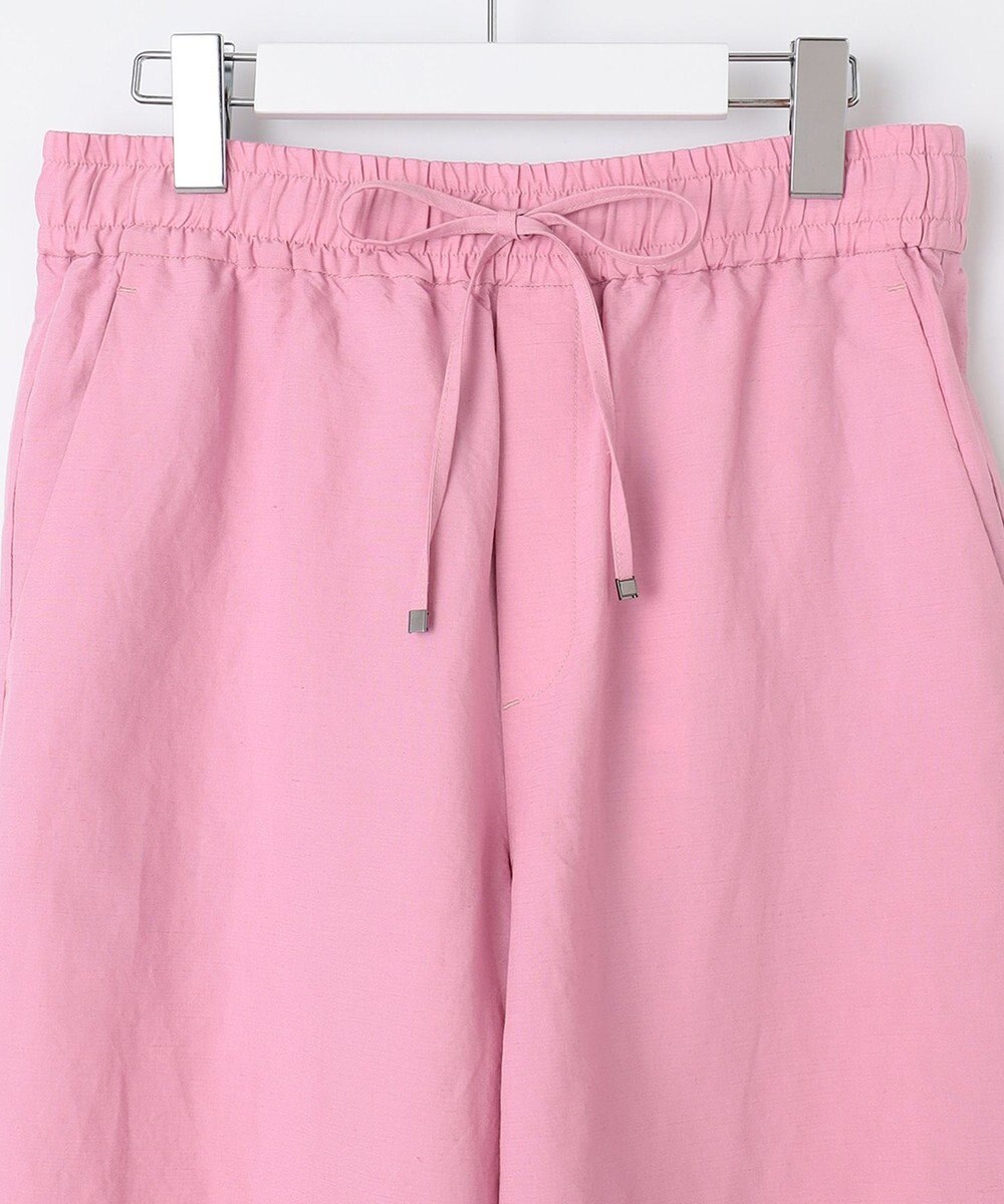 UNFILO 【軽量/UVケア】ライトリネン ワイドパンツ 