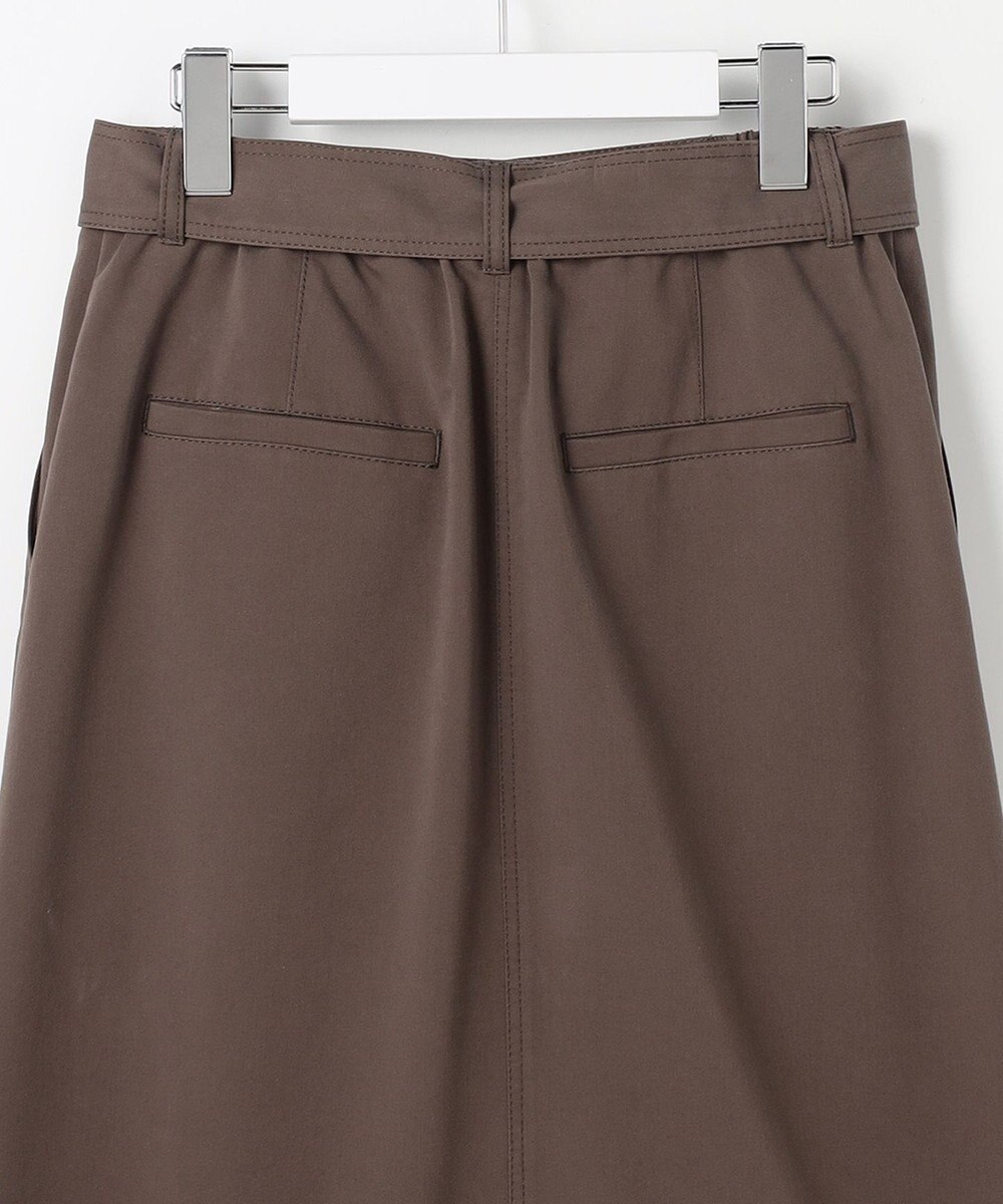 自由区 L ブラッシュドコットンサテンナロー スカート 