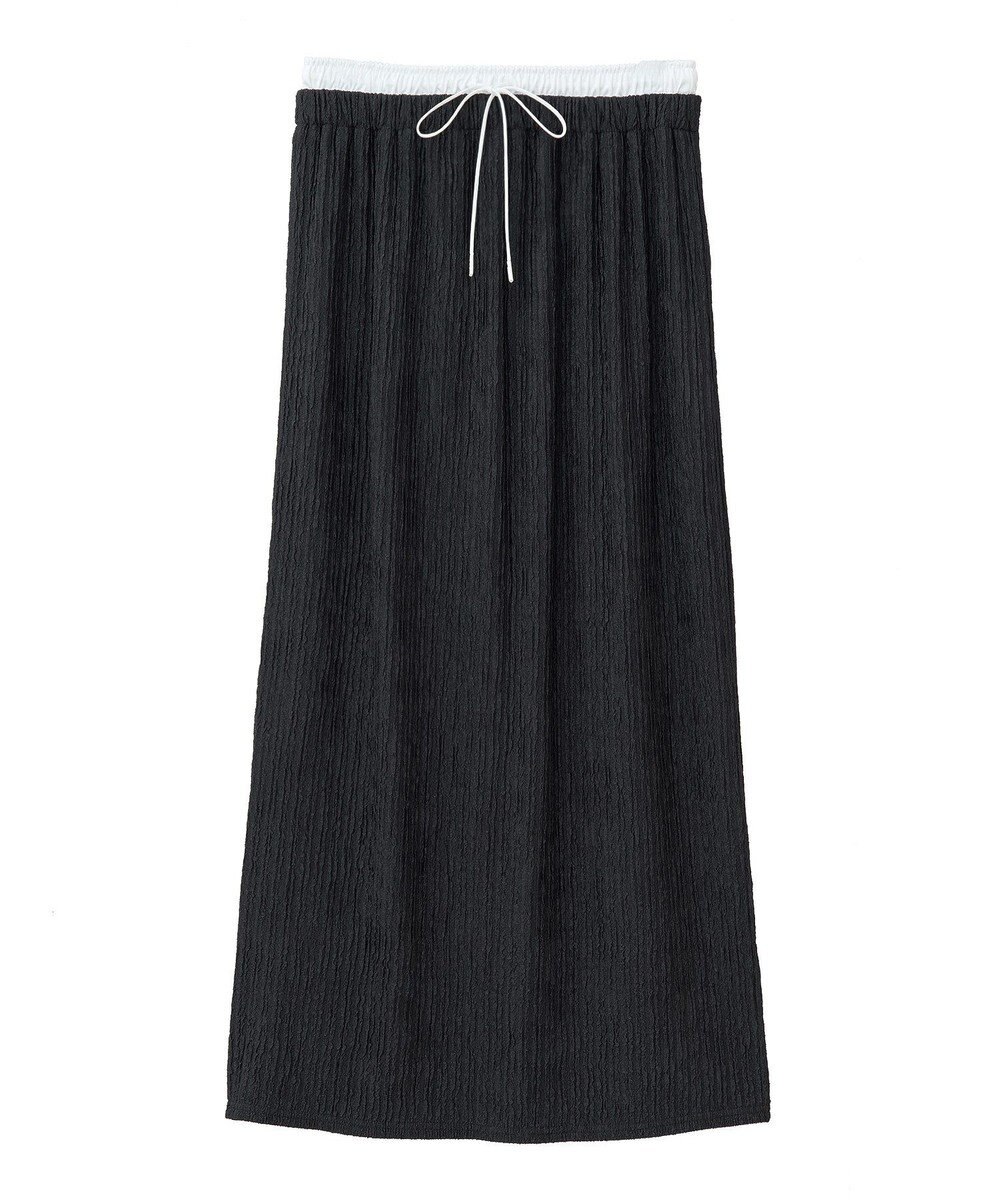 Green Parks ダブルウエストレイヤードイージーナロースカート 