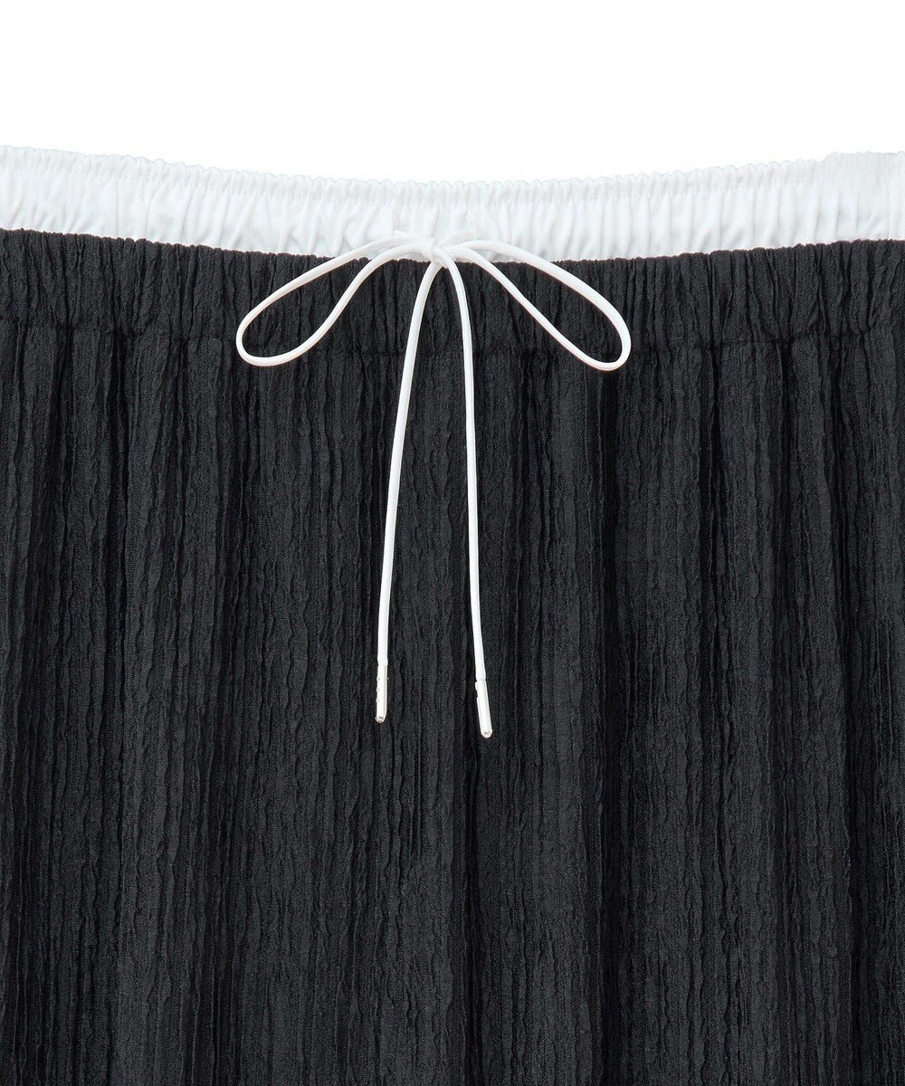 Green Parks ダブルウエストレイヤードイージーナロースカート 