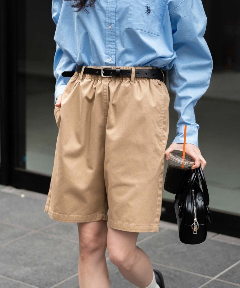 WEGO 【ユニセックス着用ITEM/ウエストゴム】リラックスイージーショーツ 