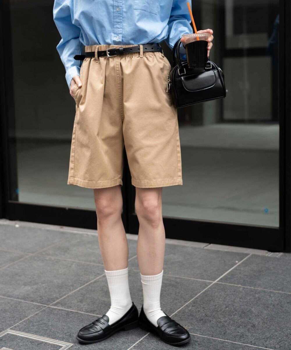 WEGO 【ユニセックス着用ITEM/ウエストゴム】リラックスイージーショーツ 