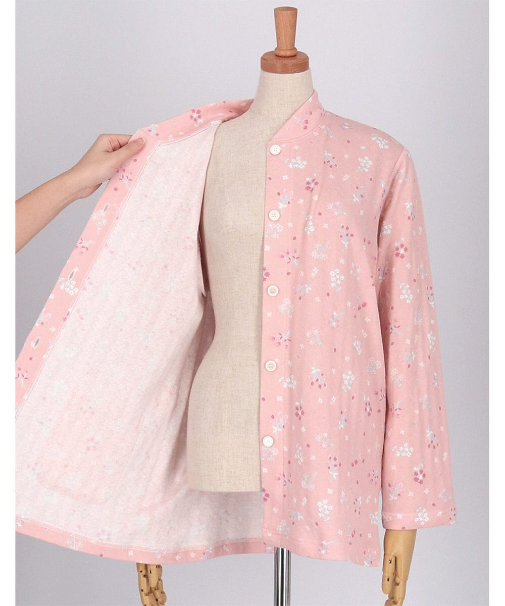 Wing パジャマ 長袖 長ズボン 綿混(本体) あったか レディース EP6015 ウイング／ワコール 