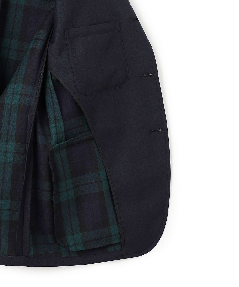 J.PRESS MEN 【SHACKET】ブラックウォッチ サマーダブルフェイス ジャケット 