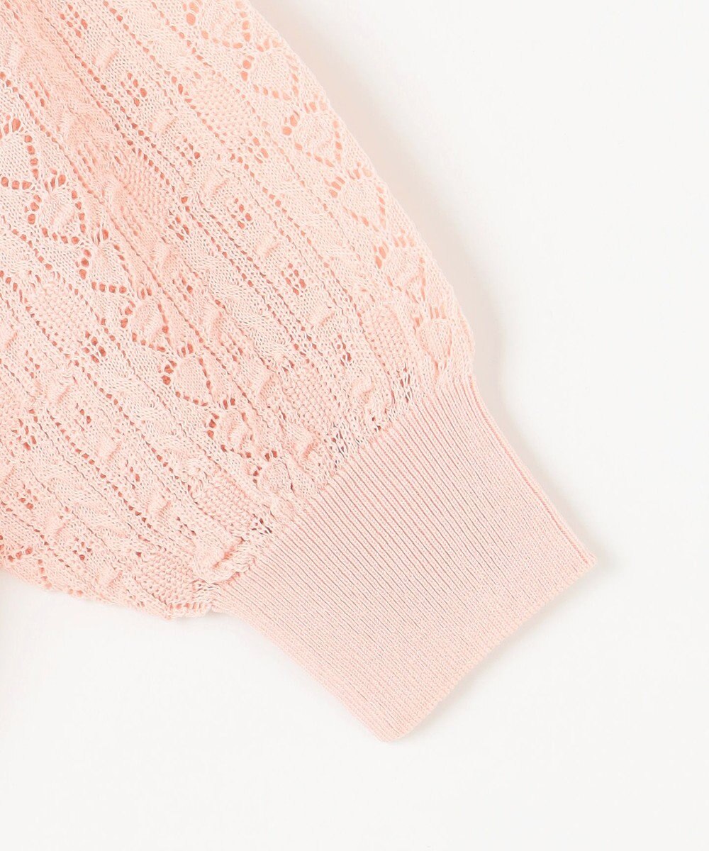 Feroux 【ご好評につき今季も登場！・洗える】透かし編み カーディガン 