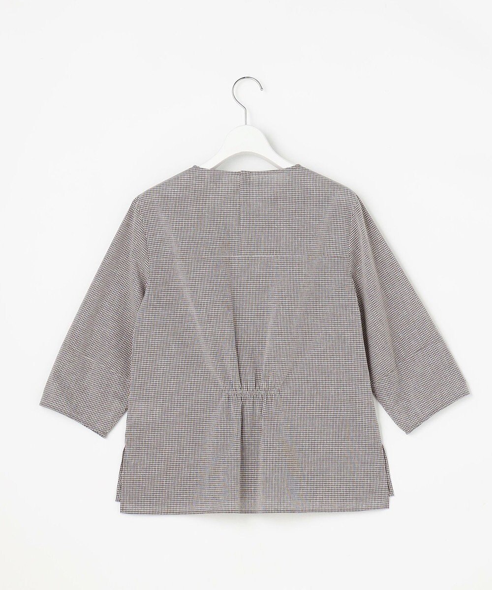 J.PRESS LADIES S リネンminiチェック プルオーバー ブラウス 