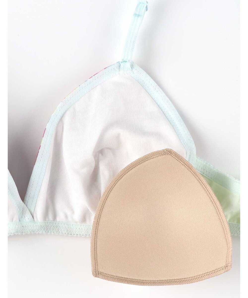 une nana cool MADE WITH LIBERTY FABRIC 【綿混】ノンワイヤーブラ 