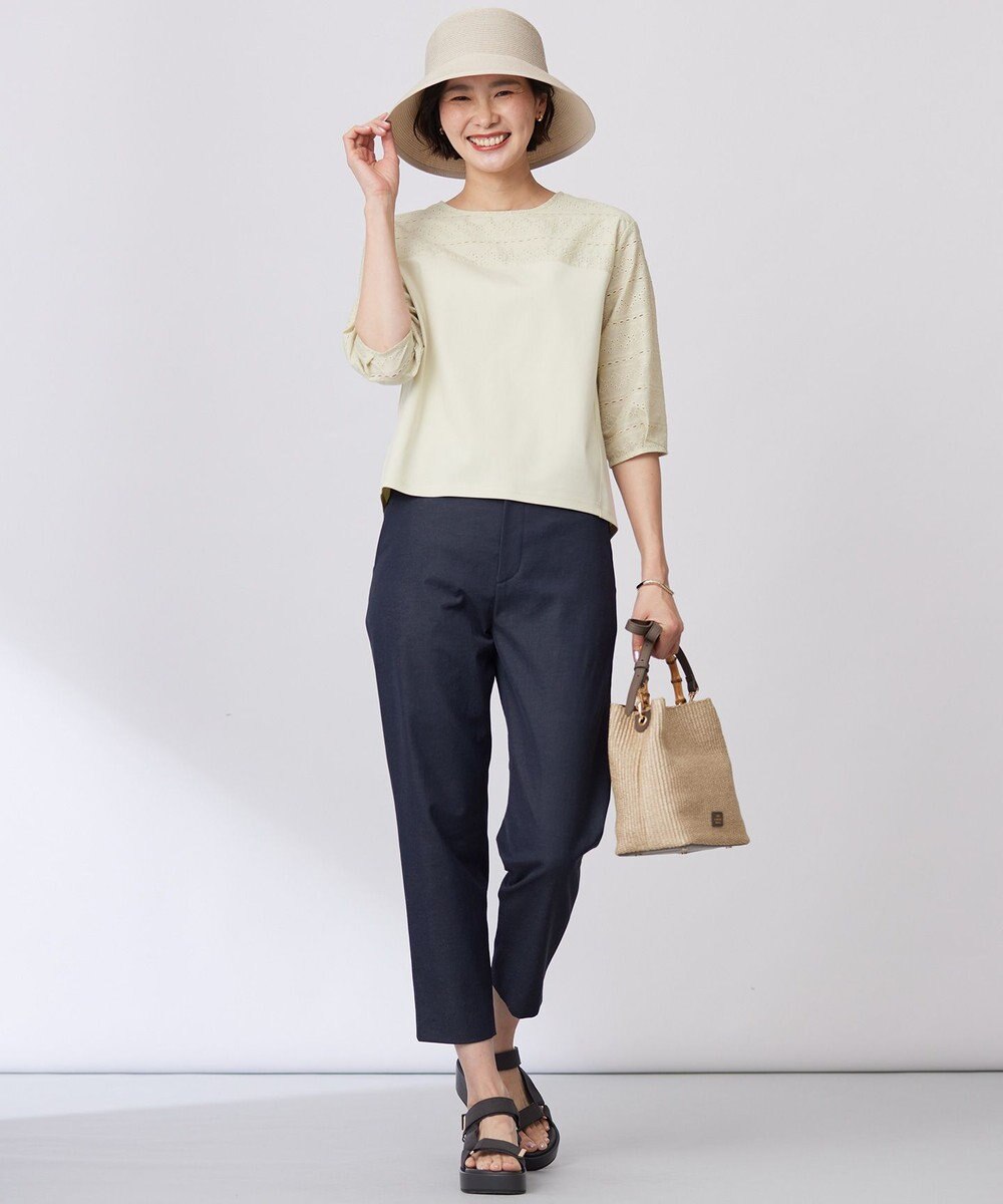 J.PRESS LADIES 【WEB限定カラーあり・洗える・UVカット・畳める】BRAID HAT 