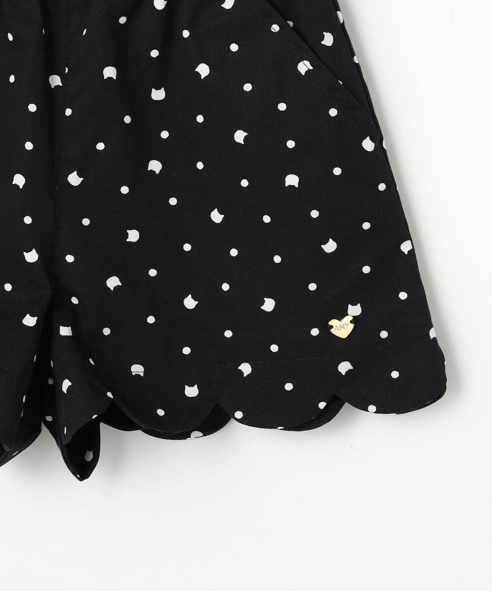 ANY KIDS 【洗濯機可能】スカラップショートパンツ 