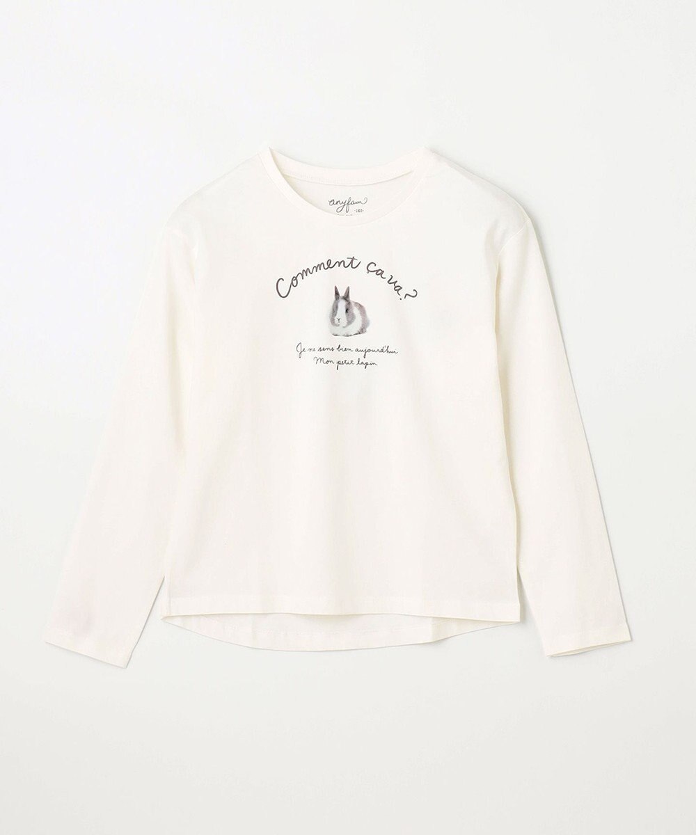 ANY KIDS アートモチーフ 長袖 Tシャツ 