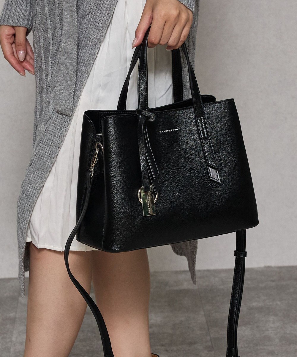 style code 【8/26入荷】【MERCURYDUO/マーキュリーデュオ】アオリワークハンドバッグ 