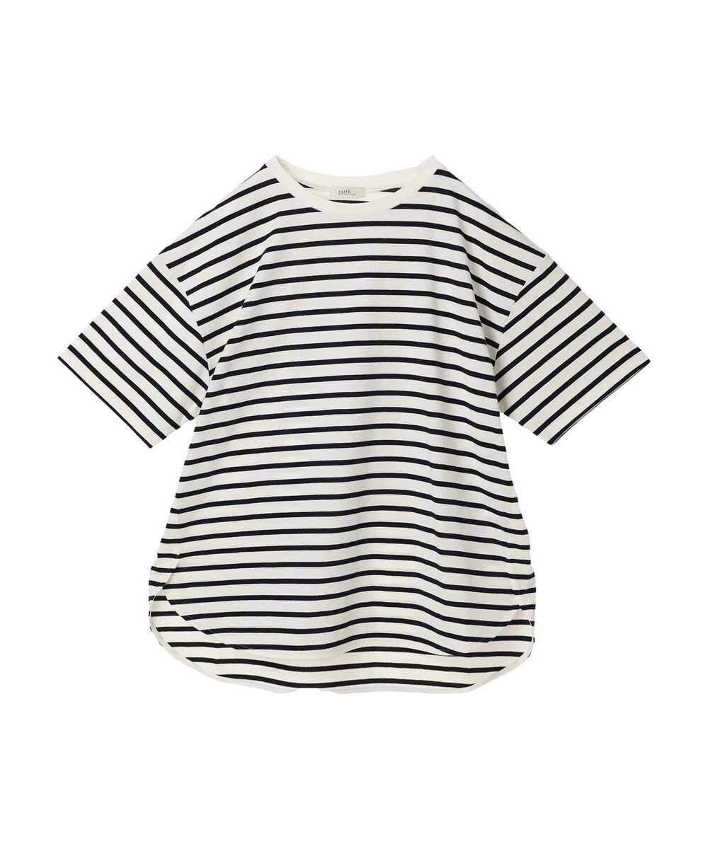 earth music&ecology ラウンドチュニックＴ 