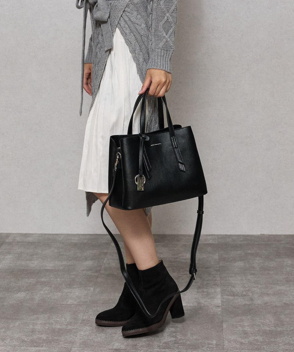 style code 【8/26入荷】【MERCURYDUO/マーキュリーデュオ】アオリワークハンドバッグ 