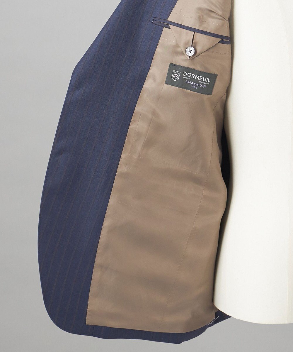 GOTAIRIKU 【DORMEUIL】AMADEUS365 スーツ（ネイビーストライプ） 