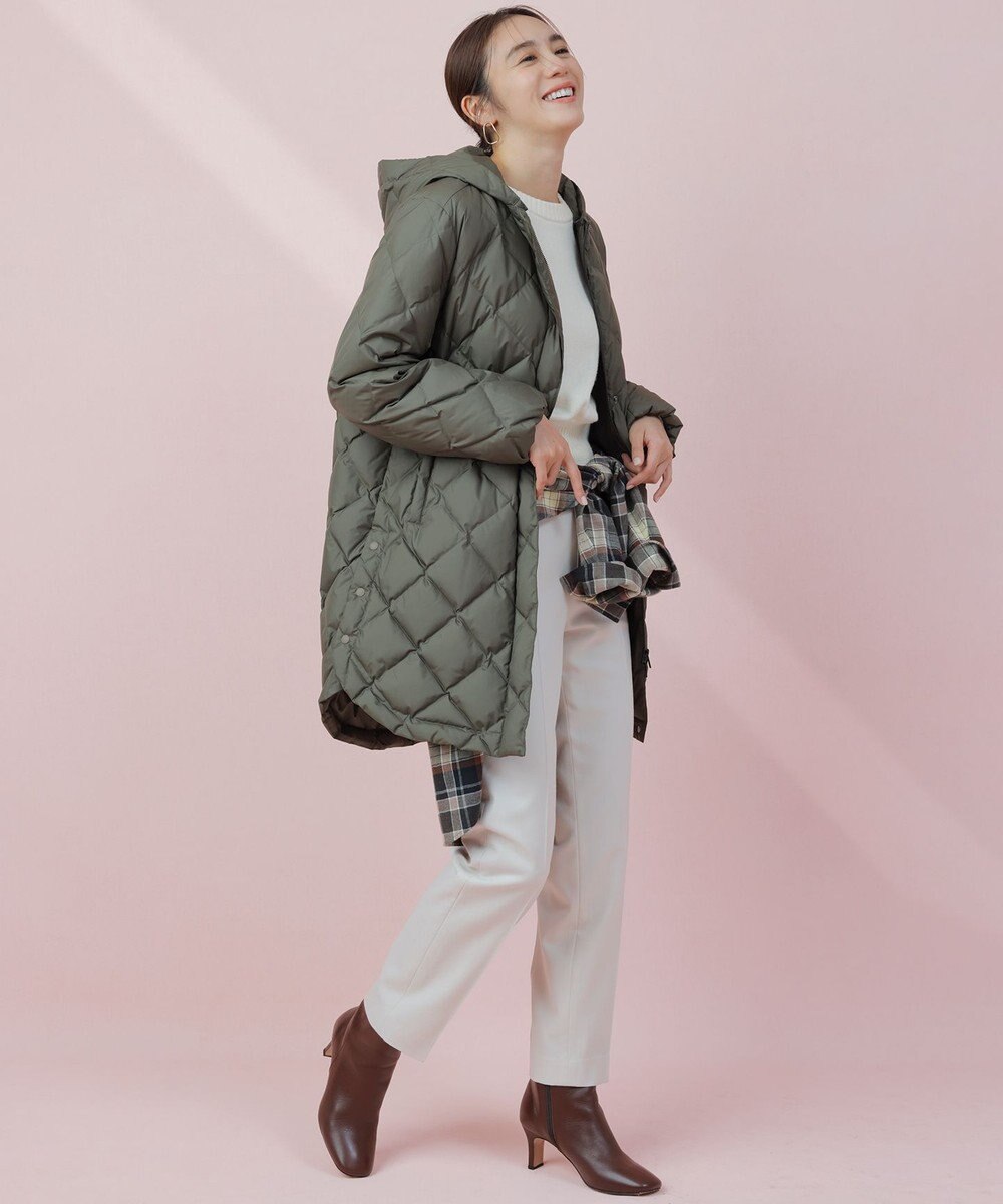 23区 【CLASSY.1月号掲載】ウールミルドストレッチ テーパードパンツ 