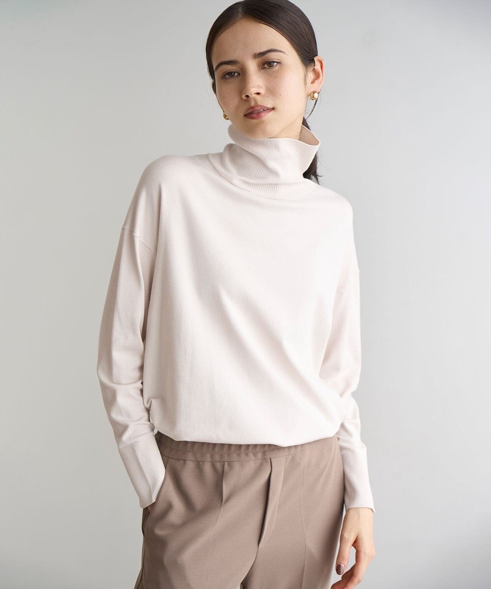 UNFILO マイビューティーニット タートルネック 