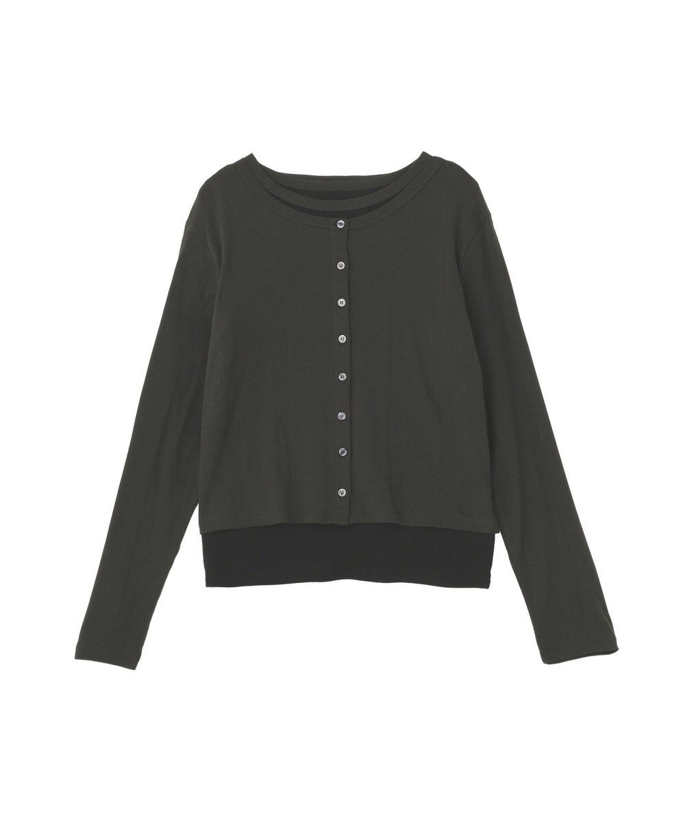 AMERICAN HOLIC 【２点セット】リンガーＴシャツ＋カーディガン 