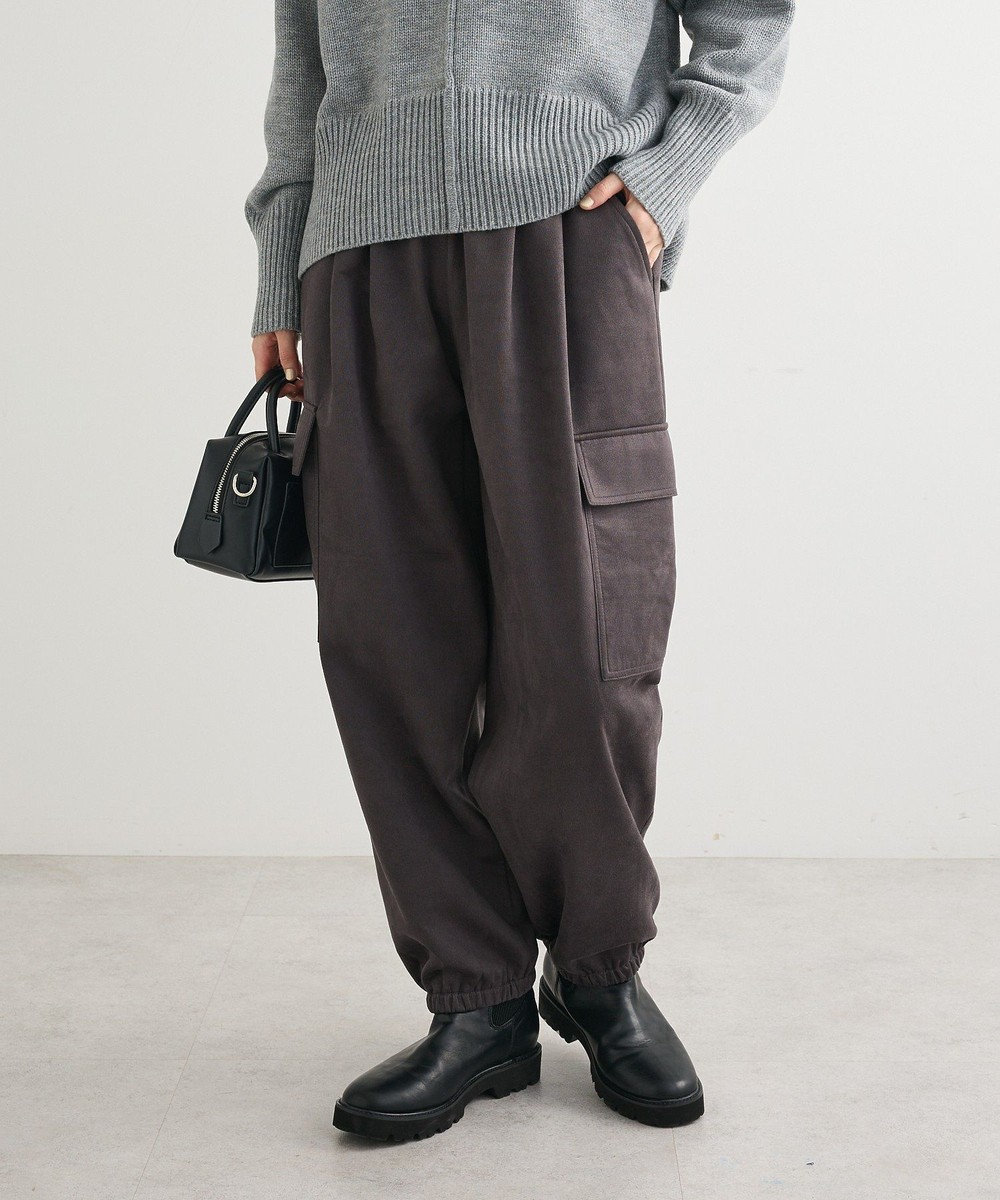 Green Parks スウェードカーゴパンツ 