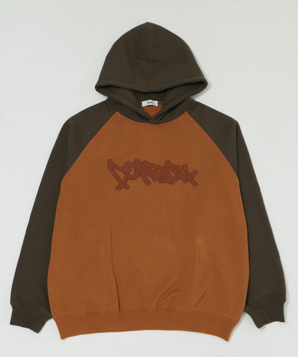 WEGO ラグランプルパーカー 