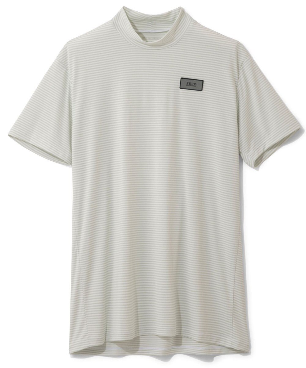 ZERO HALLIBURTON メランジ ボーダー モックネック シャツ ZHG-A4S5 82815 ゴルフウェア 