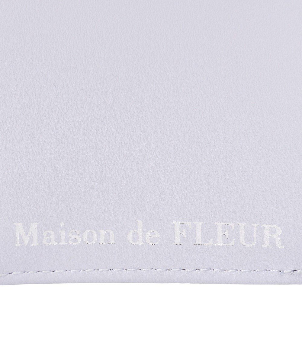 Maison de FLEUR ビジューリボンキルティングウォレット 